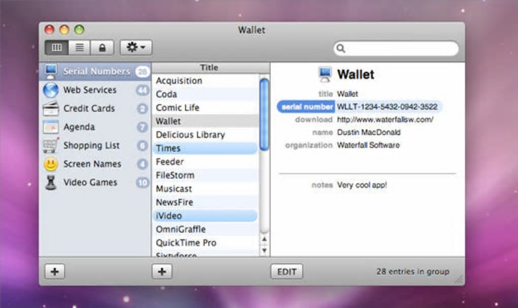 Screenshot №2 "Wallet"