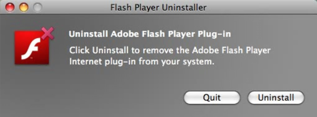 Screenshot №2 "Flash Player Uninstaller"