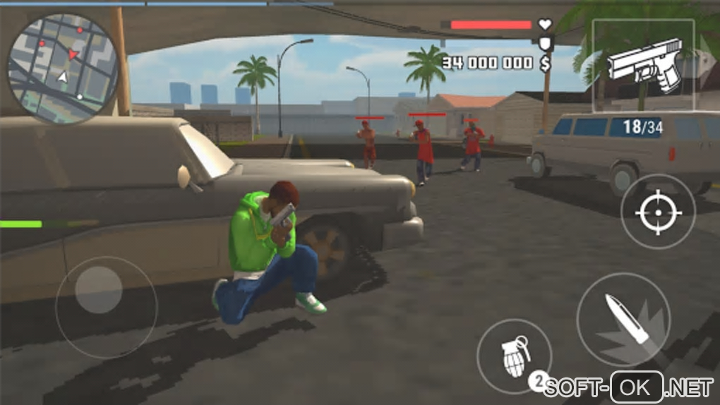 The appearance "The Grand Wars: San Andreas"