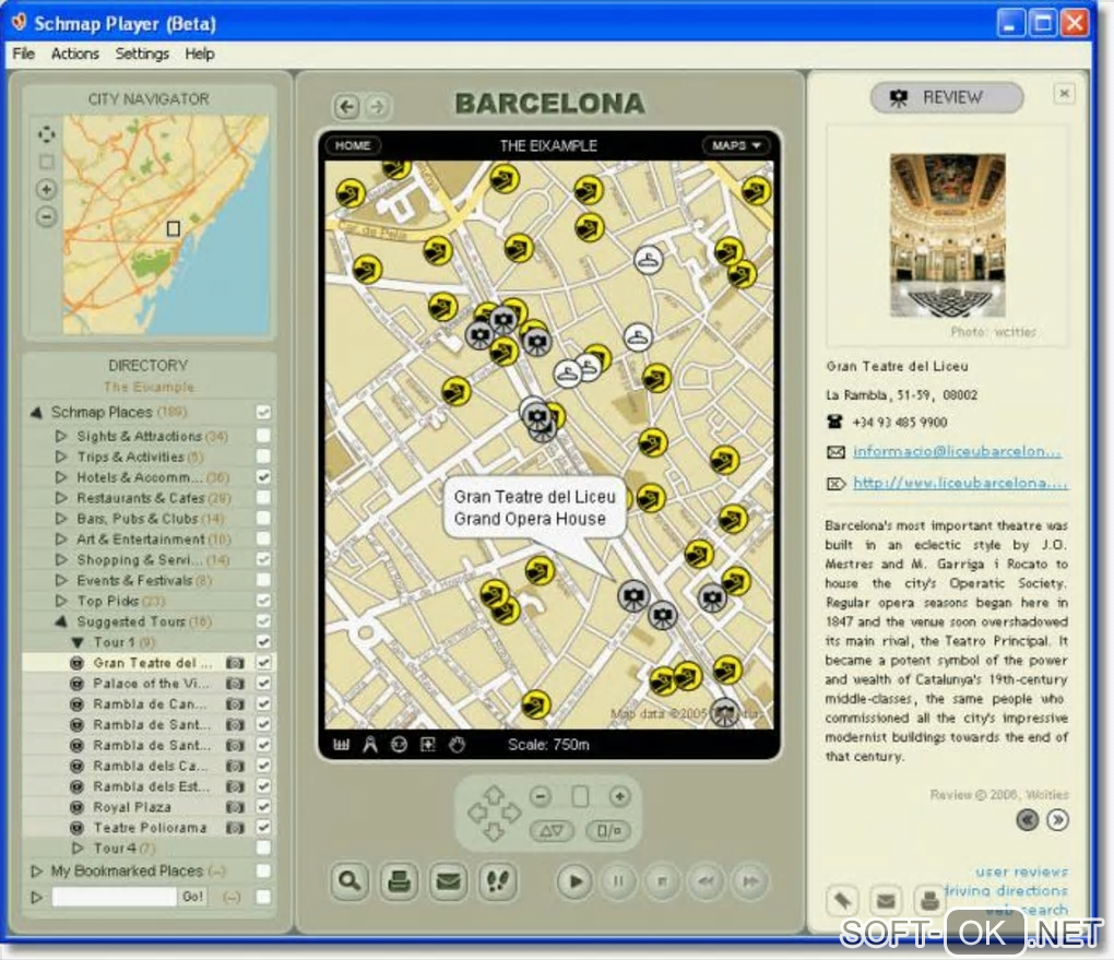 The appearance "Schmap Barcelona Guide"
