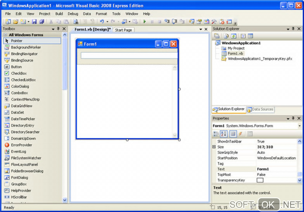 Screenshot №1 "Microsoft Visual Basic"