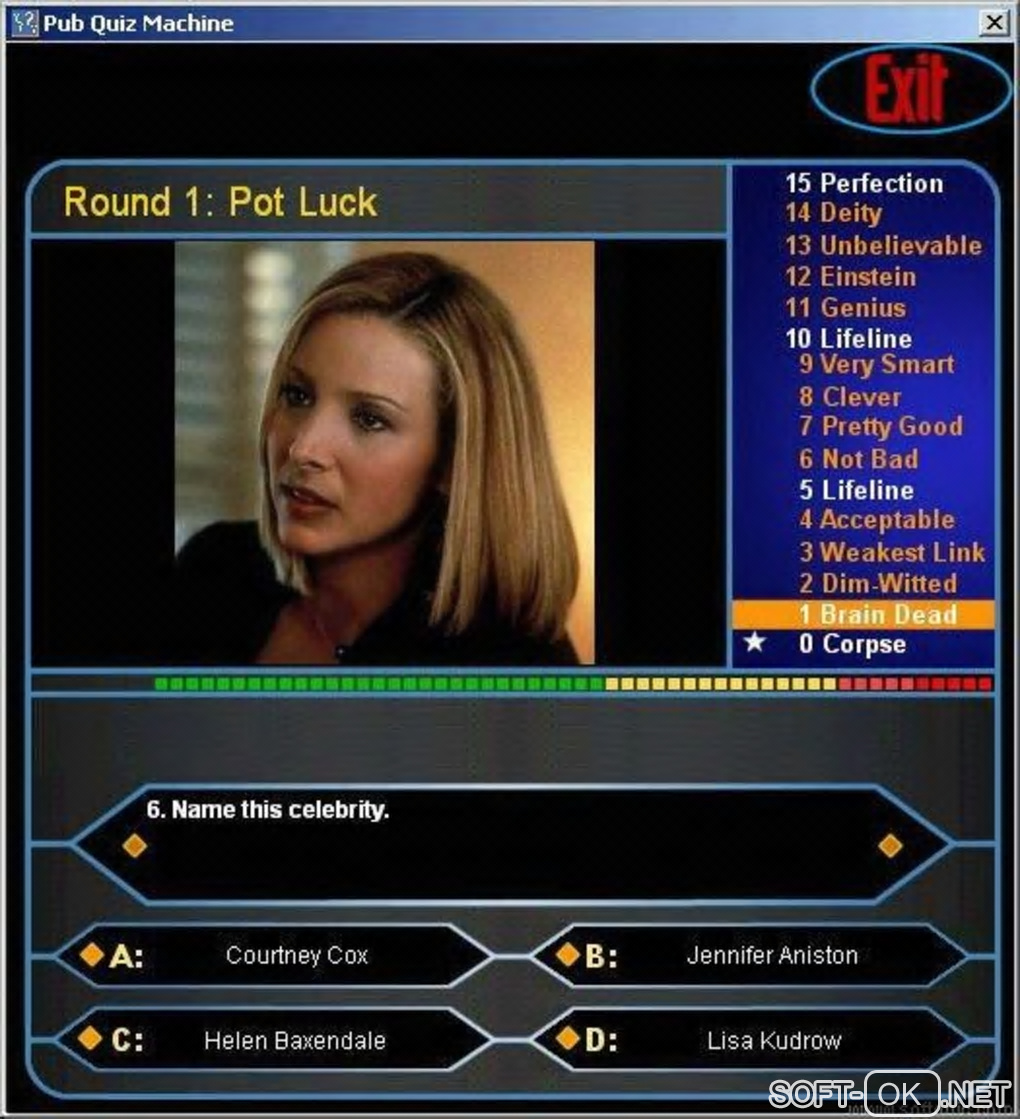 Screenshot №1 "Pub Quiz Machine"