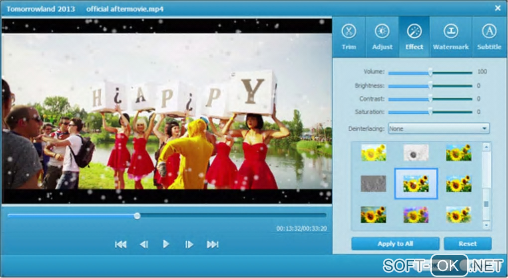 The appearance "Aimersoft Video Converter"