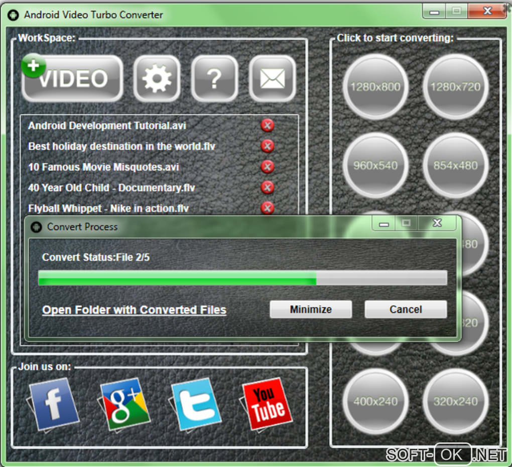 Screenshot №2 "Android Video Turbo Converter"