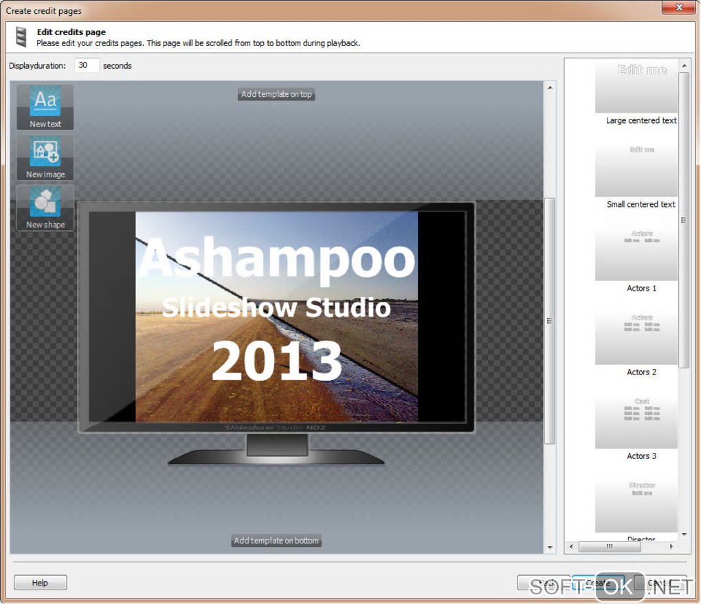 The appearance "Ashampoo Slideshow Studio HD 4"