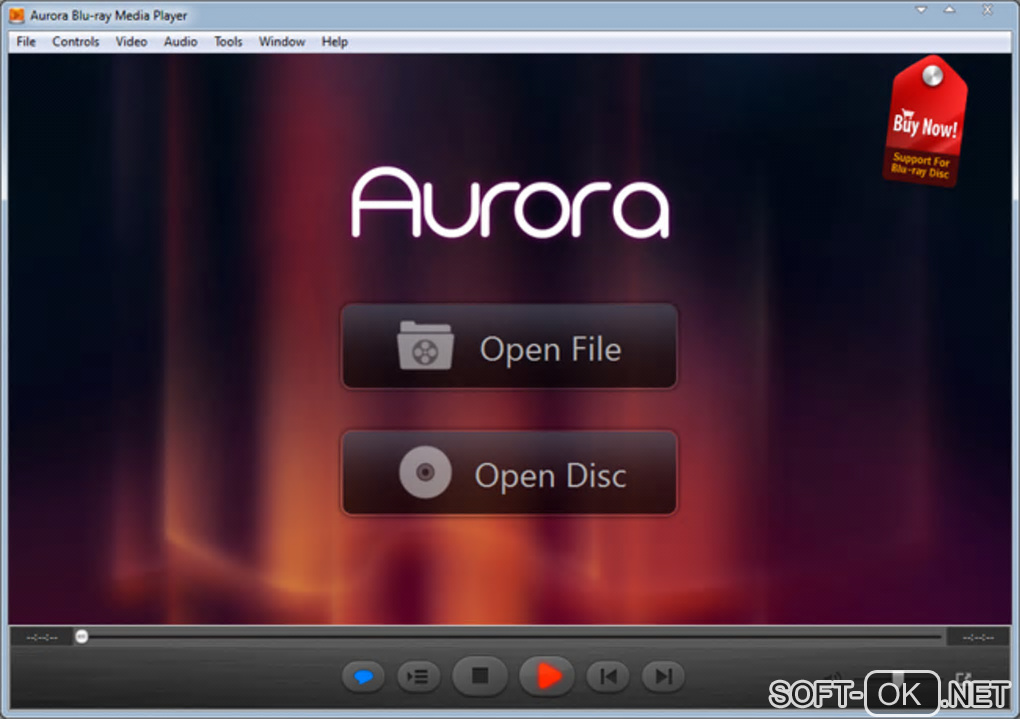 Screenshot №1 "Aurora Blu-ray Media Player"