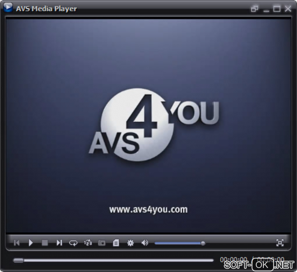 Screenshot №1 "AVS Media Player"