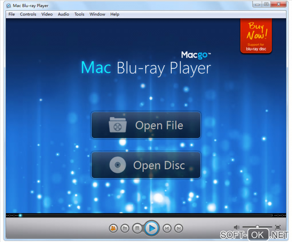 Screenshot №1 "Blu-ray Player for Windows"