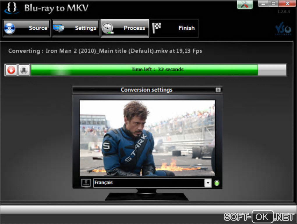Screenshot №1 "Blu-ray to MKV"