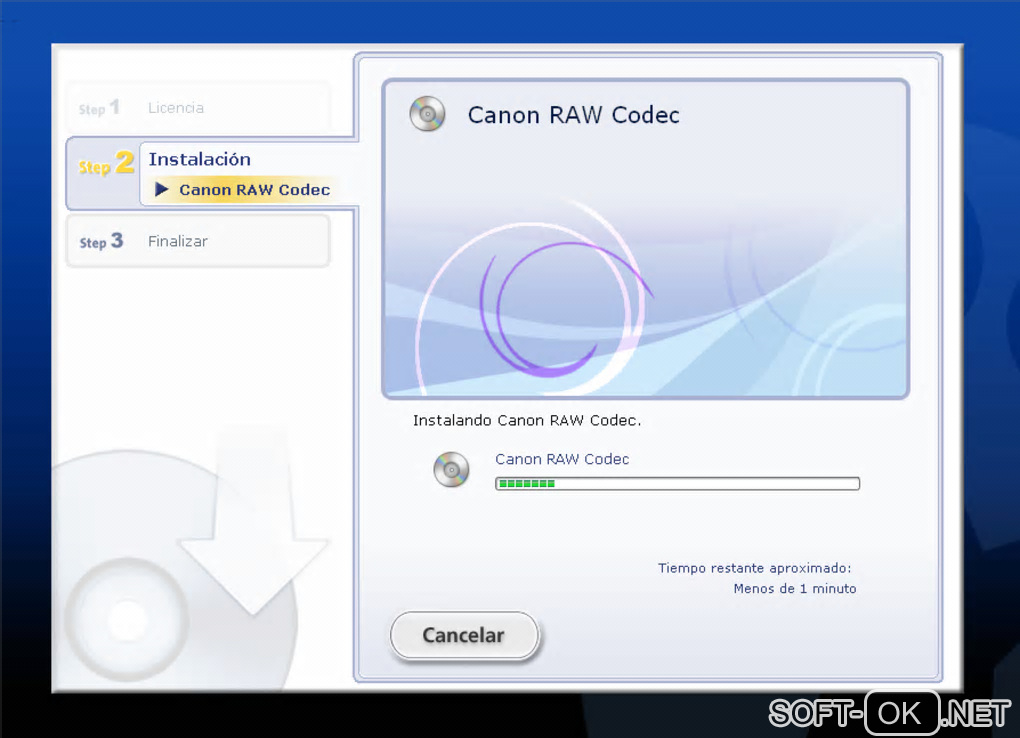 The appearance "Canon RAW Codec"