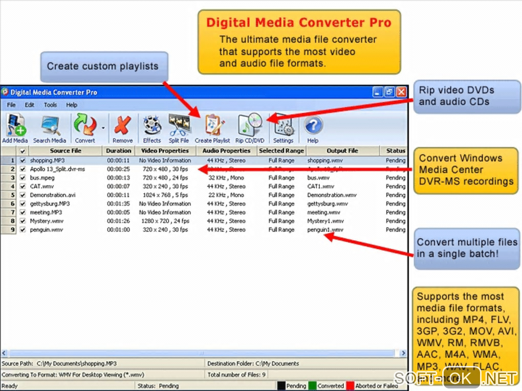 Screenshot №2 "Digital Media Converter Pro"