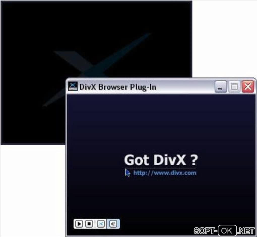 Screenshot №1 "DivX Browser Plug-In Beta"