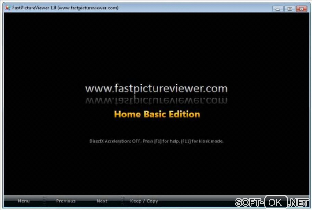 The appearance "FastPictureViewer"