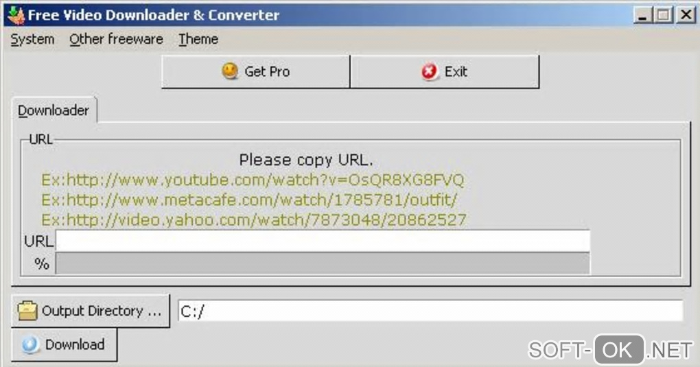 Screenshot №1 "Free Video Downloader and Converter"