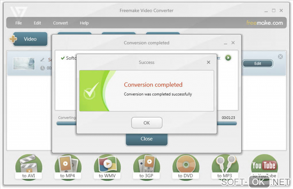 Screenshot №1 "Freemake Video Converter"