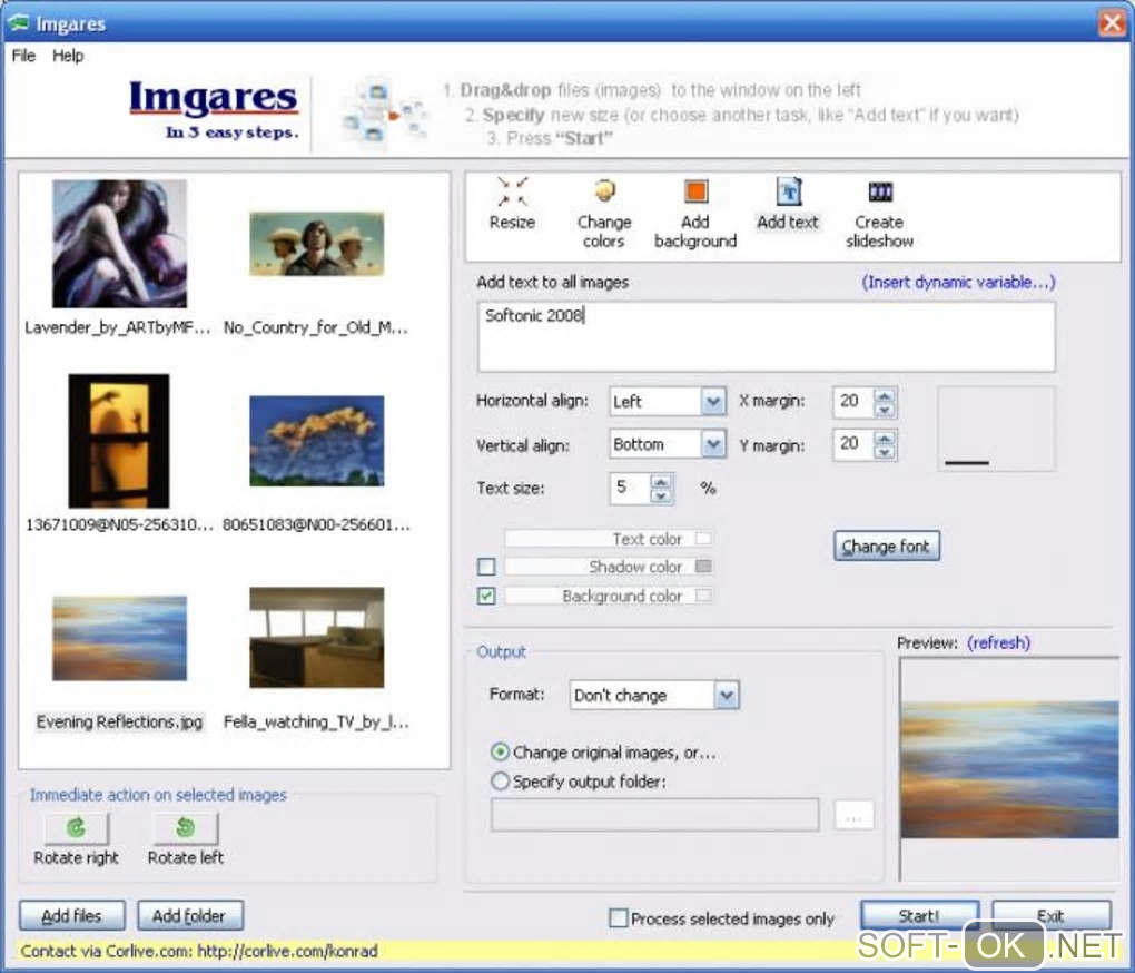 Screenshot №2 "Imgares"