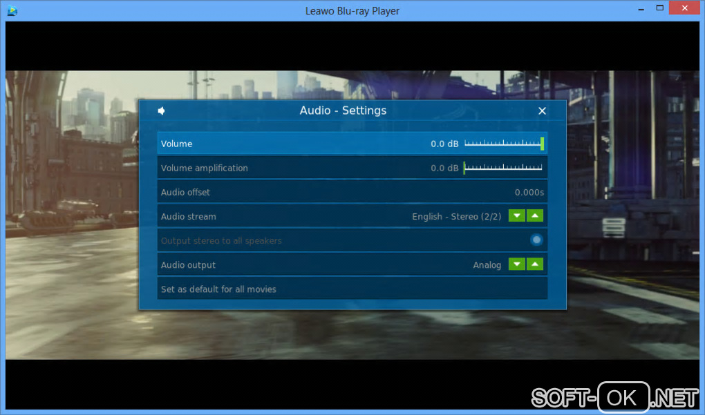 Screenshot №1 "Leawo Blu-ray Player"