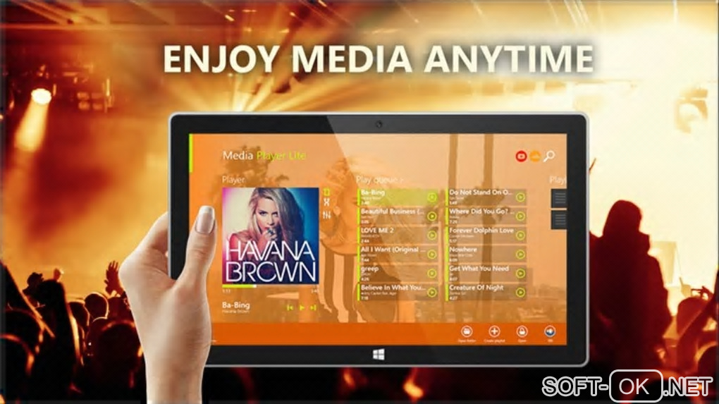 The appearance "Media Player Lite"