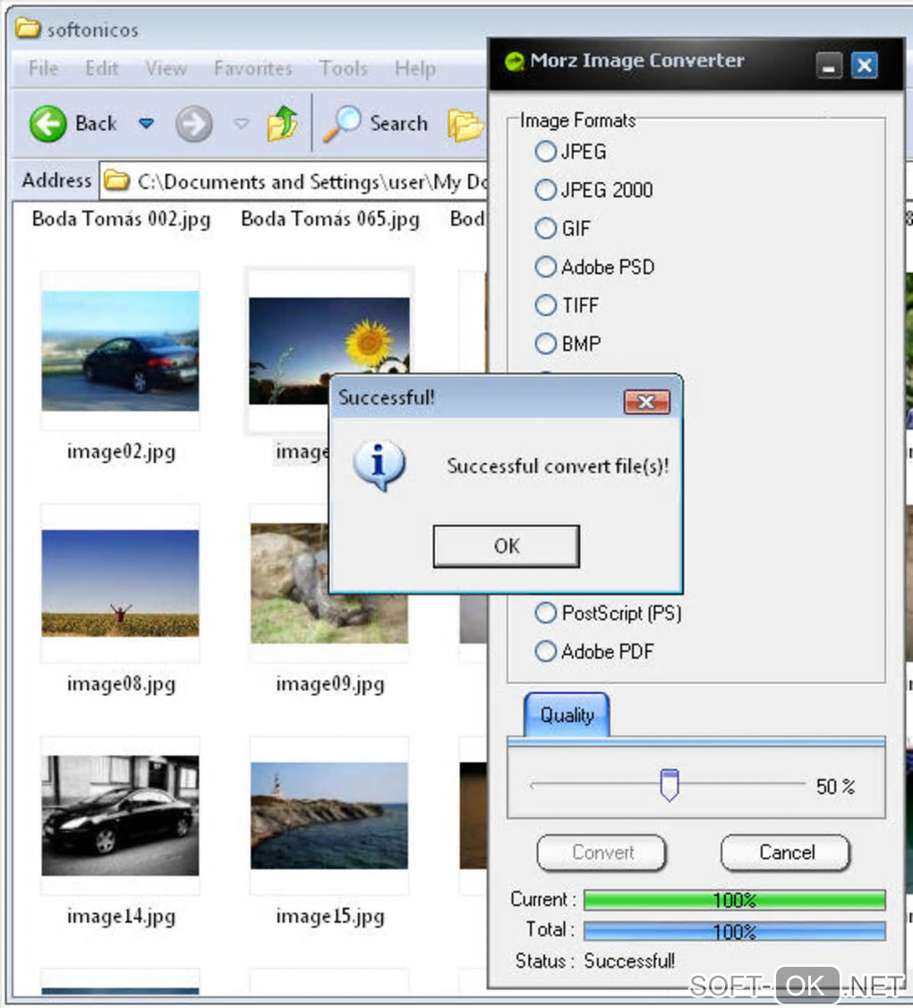 Screenshot №1 "Morz Image Converter"