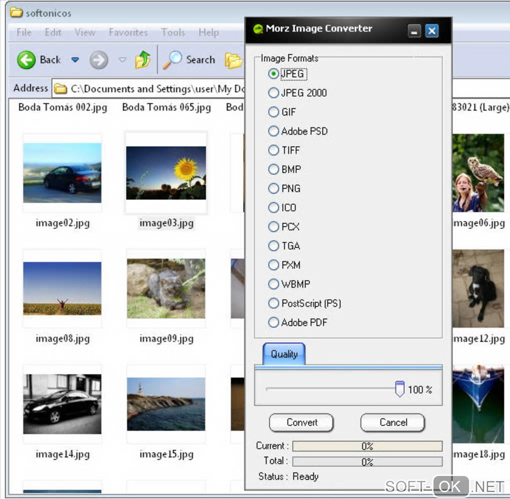 Screenshot №2 "Morz Image Converter"