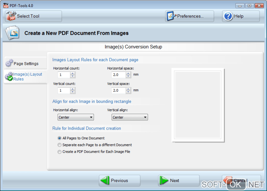 The appearance "PDF-Tools"