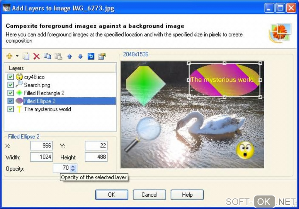 The appearance "Sharp IMG Viewer"