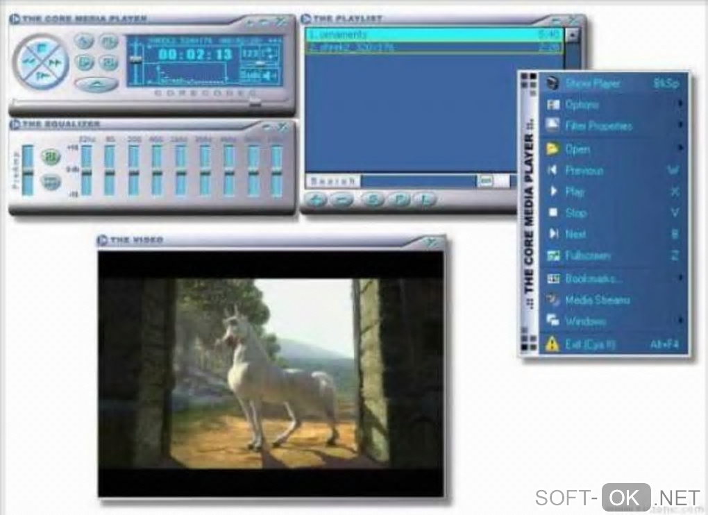 Screenshot №1 "The Core Media Player"