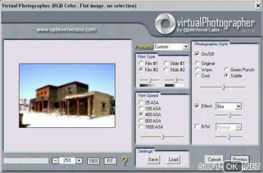 Screenshot №2 "virtualPhotographer Plug-in"