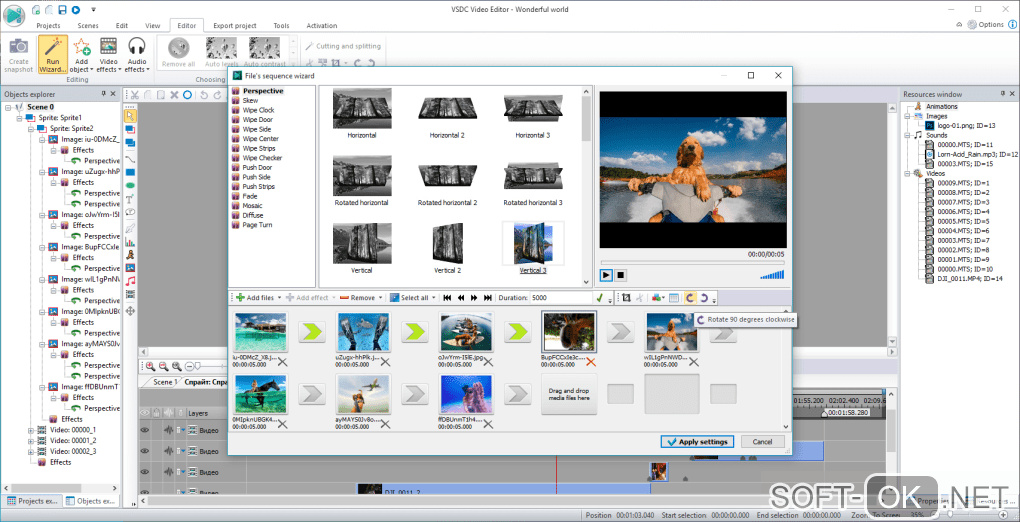 Screenshot №2 "VSDC Free Video Editor"