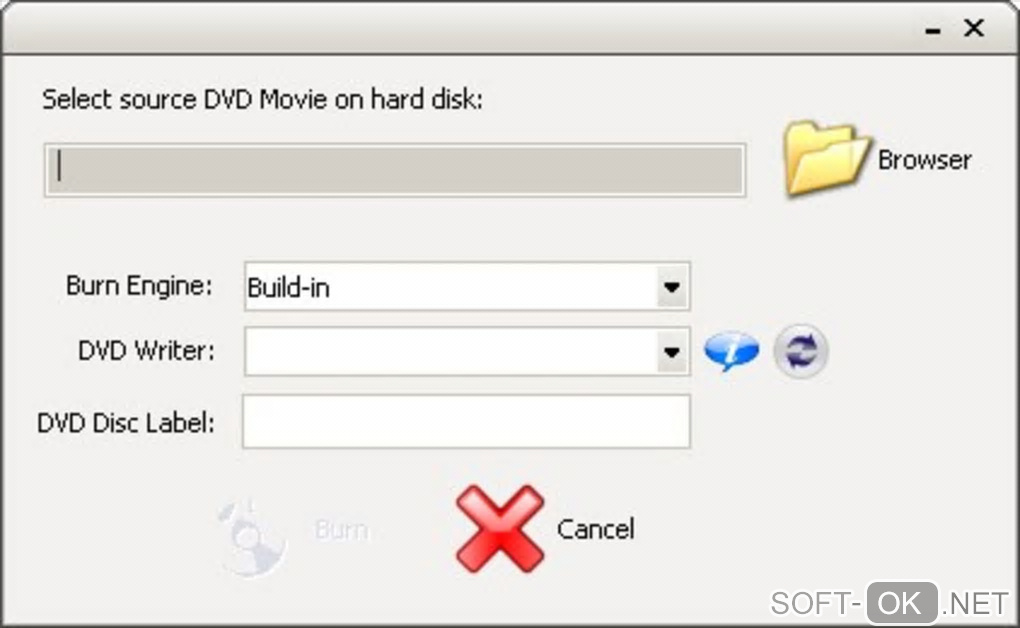 Screenshot №1 "ZC AVI to DVD Creator"
