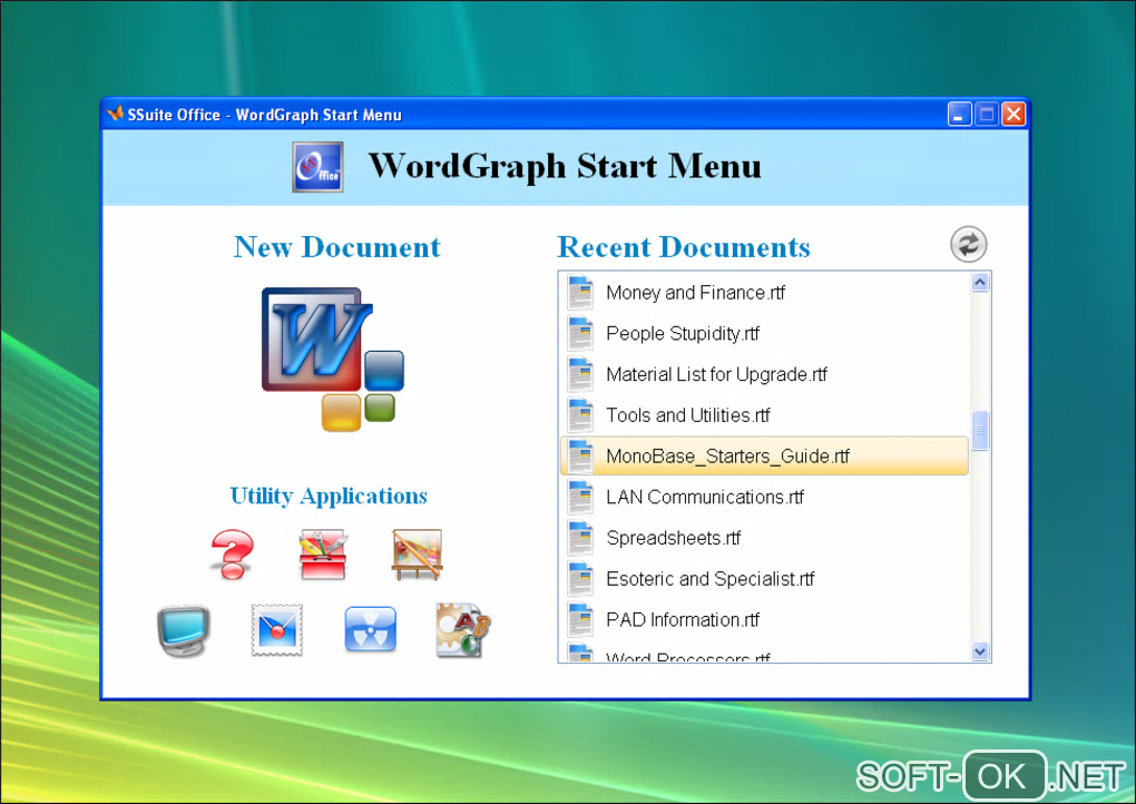 Screenshot №2 "SSuite Office WordGraph"
