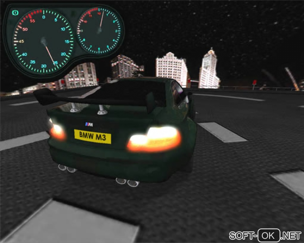 Screenshot №1 "3D Sports Car Screensaver"