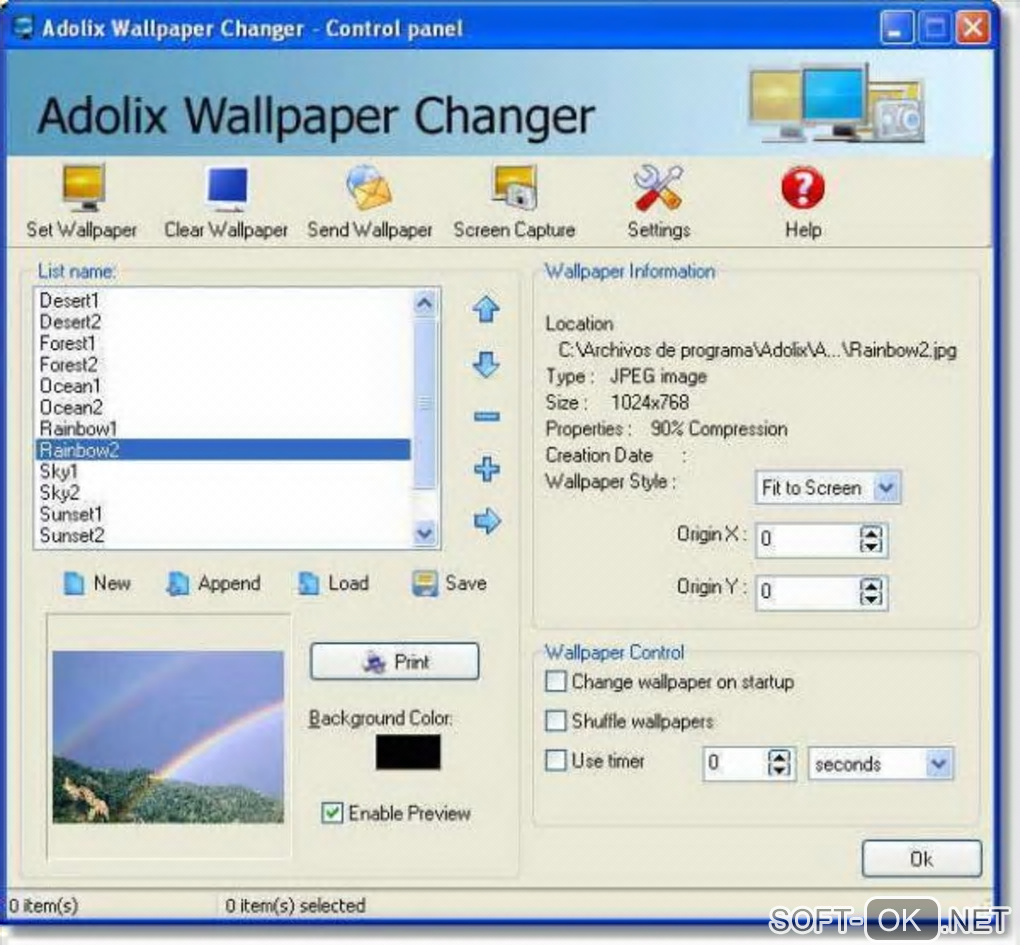 Screenshot №1 "Adolix Wallpaper Changer"