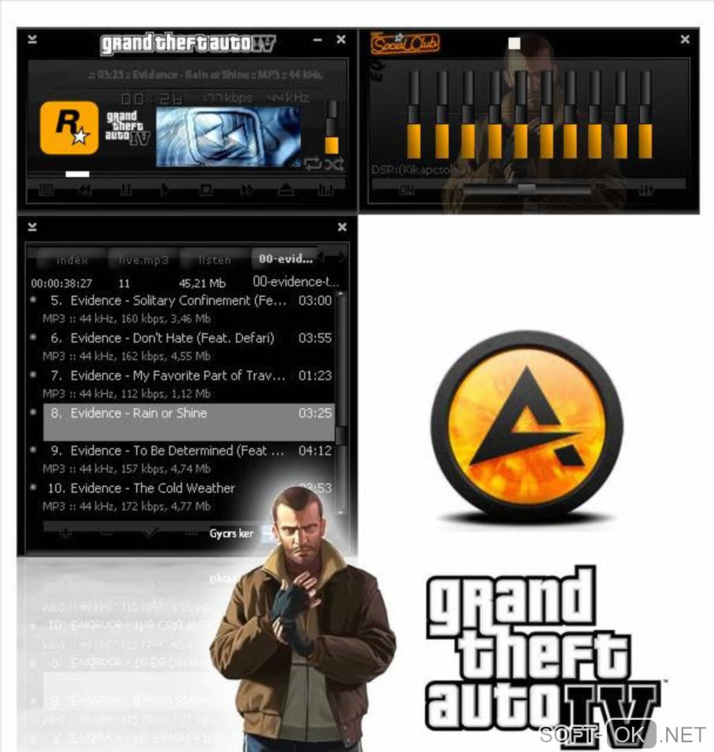 Screenshot №2 "AIMP Grand Theft Auto IV"
