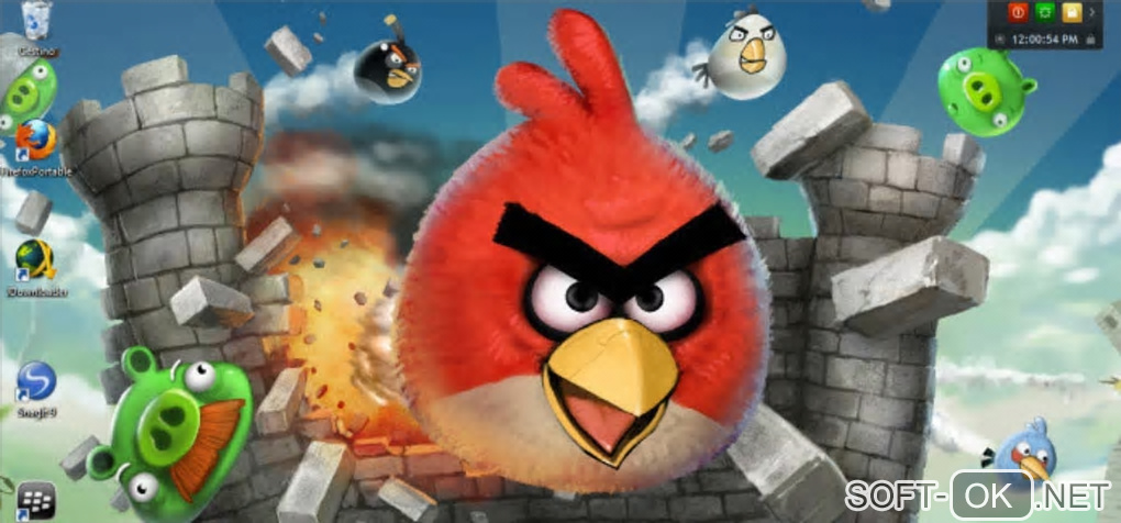 Screenshot №2 "Angry Birds Castle Wallpaper"