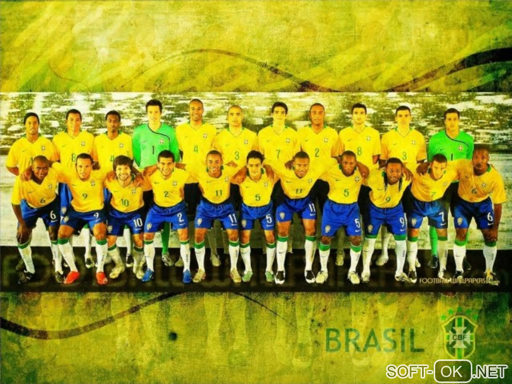 Screenshot №1 "Brazil Team Wallpaper"