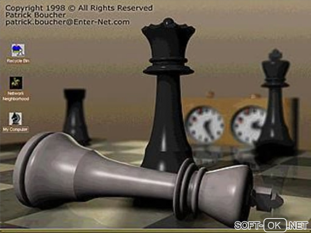 Screenshot №1 "Chess desktop theme"