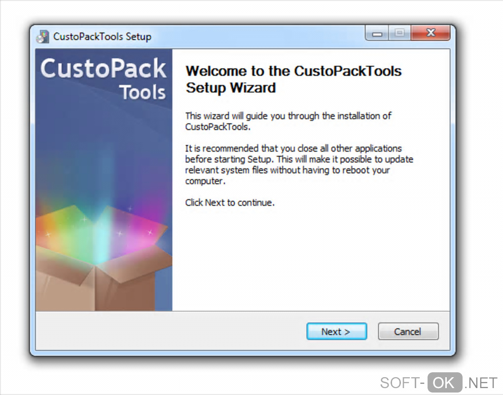 Screenshot №1 "Custopack Tools"