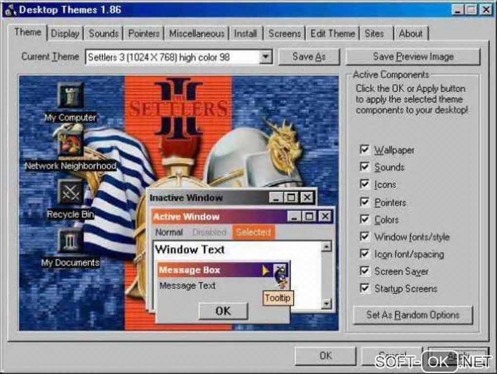 Screenshot №1 "Desktop Themes"