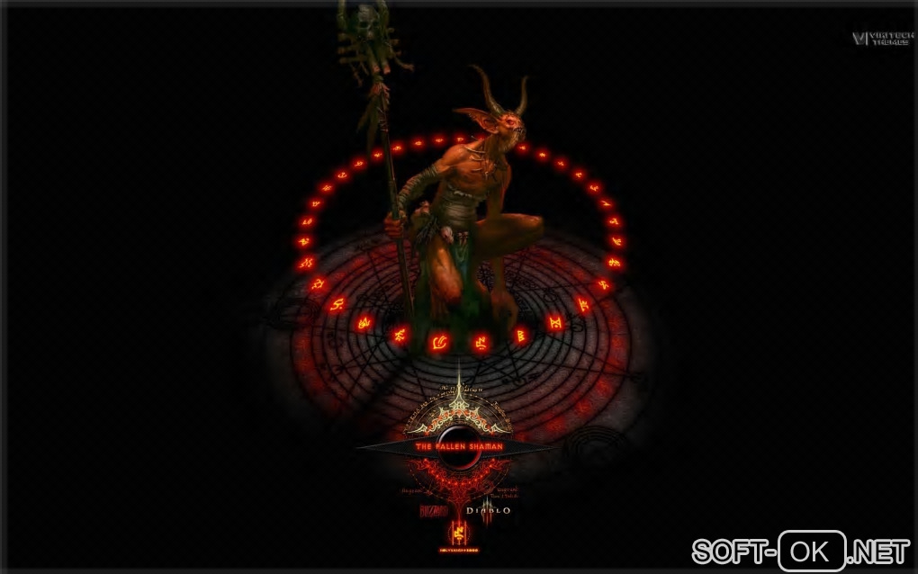 The appearance "Diablo III Windows 7 Theme"