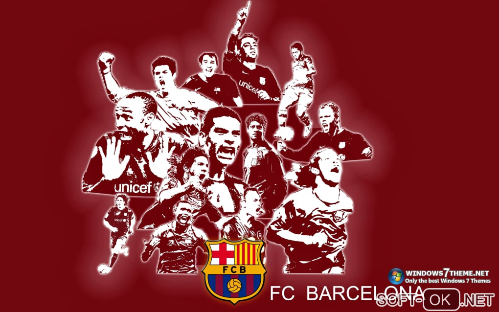 The appearance "FC Barcelona Theme"