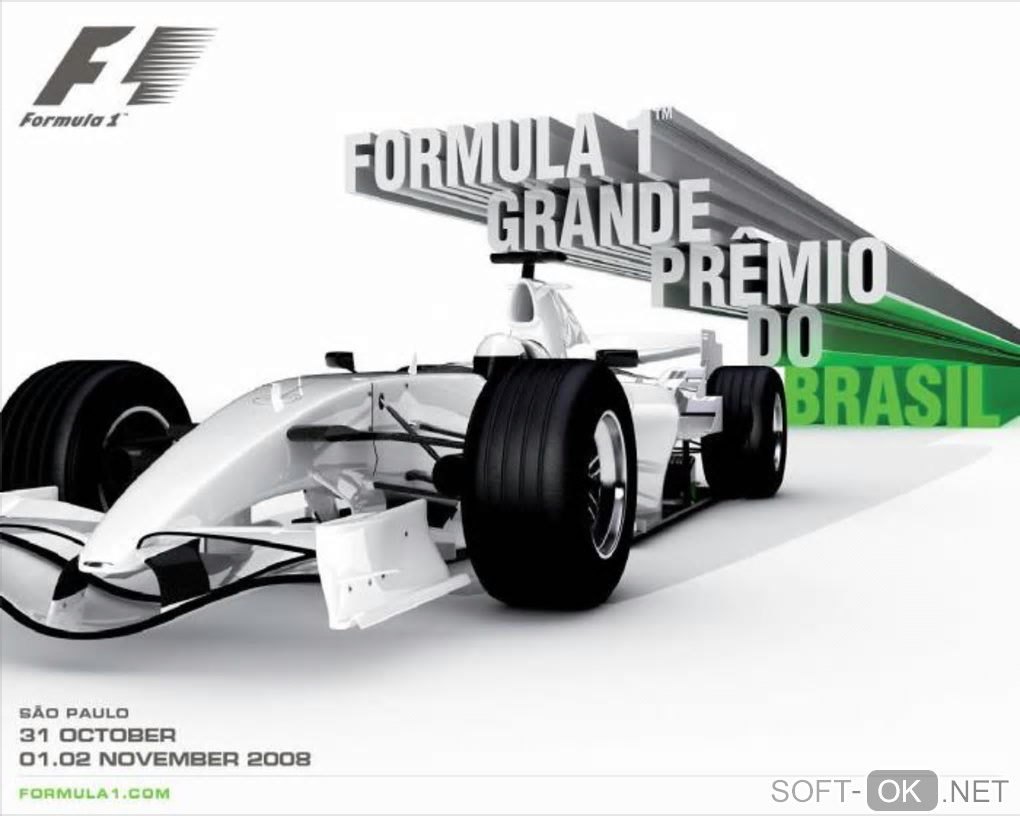 Screenshot №1 "Formula 1 2008 Official Artwork Screensaver"