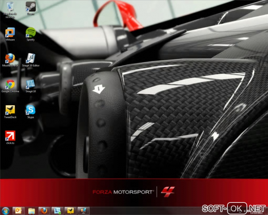 The appearance "Forza 4 Theme"