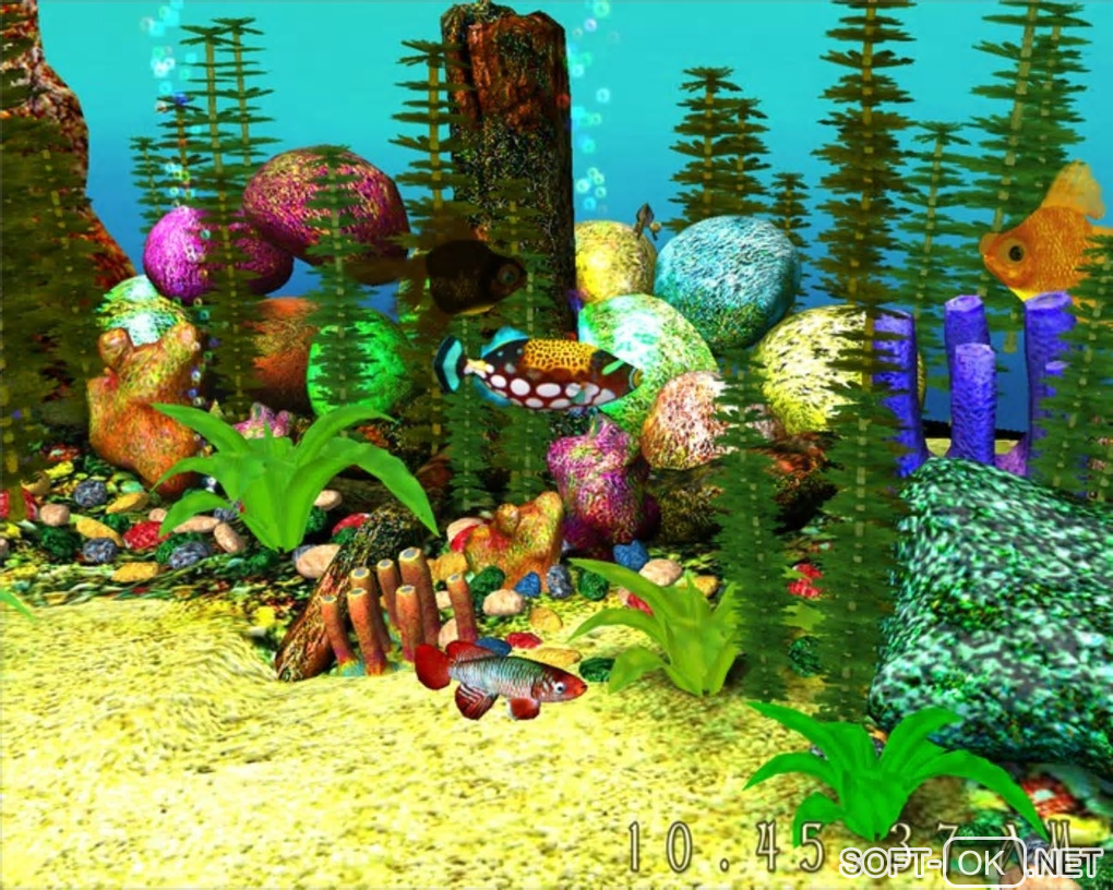 Screenshot №2 "Free 3D Aquarium Screensaver"