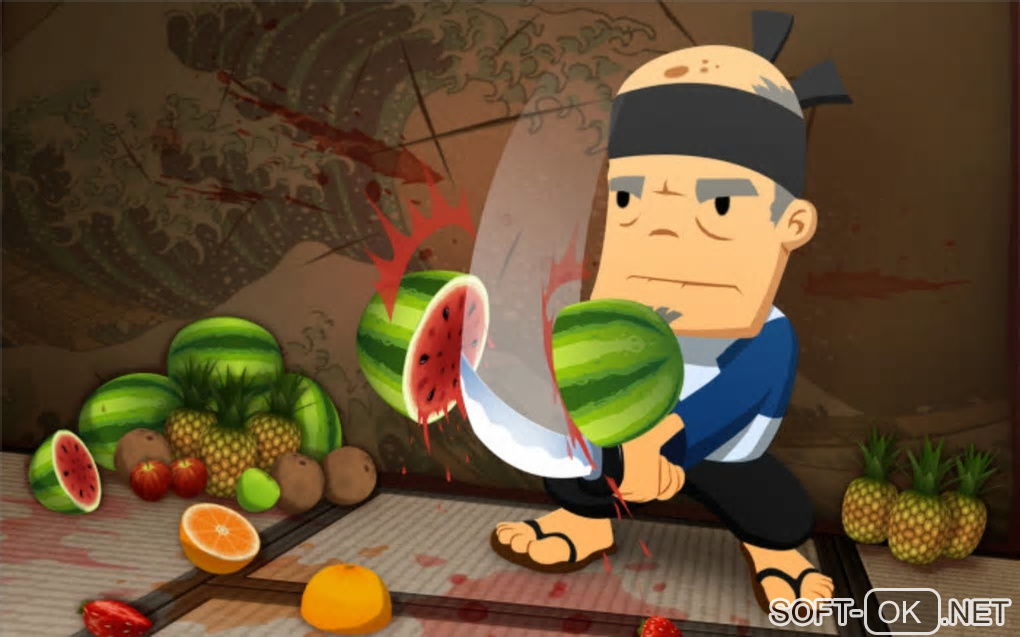 The appearance "Fruit Ninja Theme"