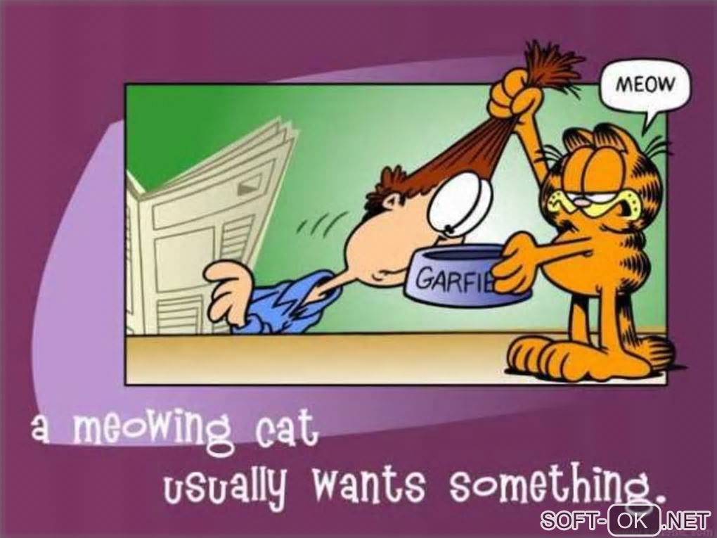 Screenshot №1 "Garfield