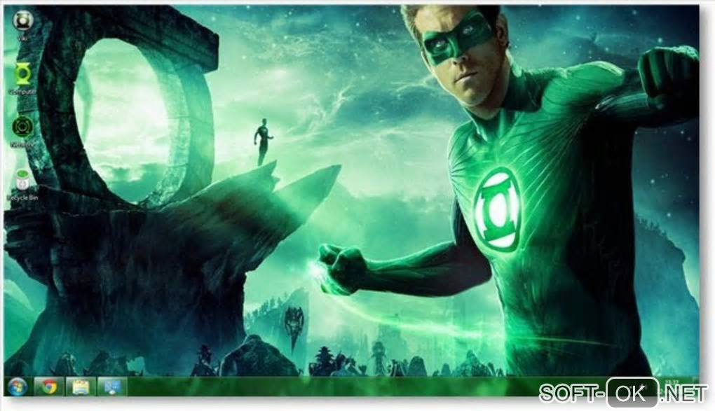 Screenshot №1 "Green Lantern Theme"