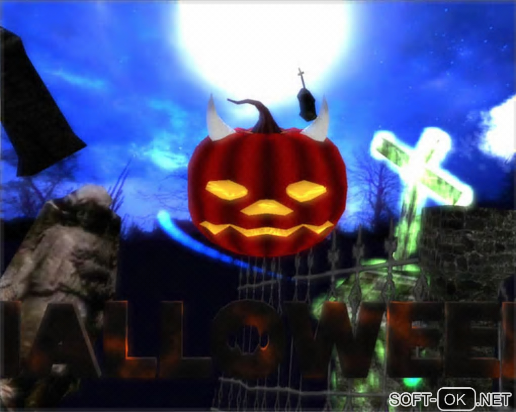 Screenshot №2 "Halloween Haunt 3D Screensaver"