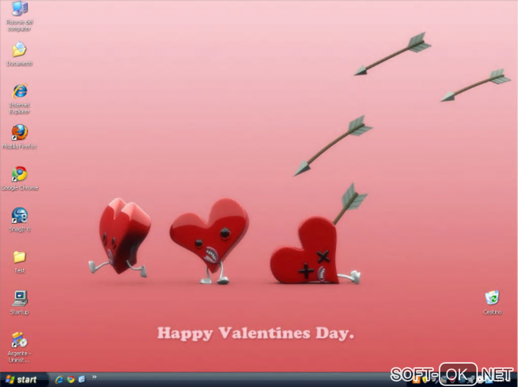 The appearance "Happy Valentines Day Wallpaper"