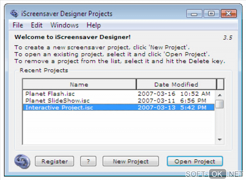 Screenshot №2 "iScreensaver Designer"